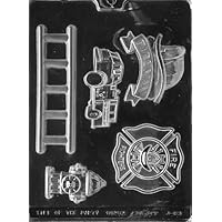 J083 Firefighter Kit Chocolate Candy Mold with Molding Instructions