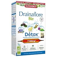 Superdiet Organic Drainaflore Detox 20 Phials