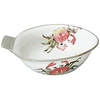Banko Ware J-DONABE 3742-5840 Small Bowl with Hands, Crab