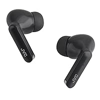 Ultra Compact True Wireless Earbuds Headphones, Total 12 Hour Battery Life, Sound with 13mm Driver, USB-C Connection - HAB5TB (Black)