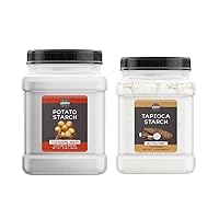 Birch & Meadow Tapioca Starch & Potato Starch Bundle, Versatile Ingredients, Cooking & Baking, Thickeners