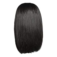 Short Straight Bob Wigs Middle Parting Wig Black Wigs for Women Short Straight Wigs Wigs for Women Black Middle Parting Wig Shoulder Length Heat Resistant Wig 12inch