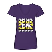 Manateez Women's How I Met Your Mother Theme Song V-Neck