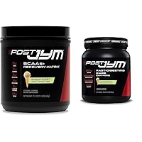 Post JYM Active Matrix Post-Workout BCAAs, Glutamine, Creatine HCL & More Rainbow Sherbet + Fast-Digesting Dextrose Carbs, 30 Servings