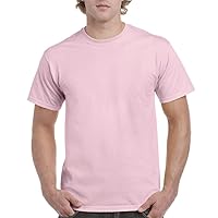 Gildan Men's Classic Fit Hammer Tee Shirt, Light Pink, Large