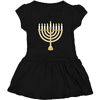 inktastic Chanukah Hanukah Menorah Toddler Dress