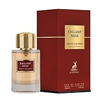 ALHAMBRA EXCLUSIVE ROSE EAU DE PARFUM 100ml | LUXURY LONG LASTING FRAGRANCE | PREMIUM IMPORTED FRAGRANCE SCENT FOR MEN AND WOMEN | PERFUME GIFT SET | ALL OCCASION (Pack of 1)