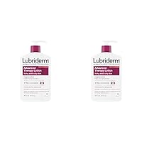 Lubriderm Advanced Therapy Fragrance Free Moisturizing Hand & Body Lotion + Pro-Ceramide with Vitamins E & Pro-Vitamin B5, Intense Hydration for Itchy, Extra Dry Skin, Non-Greasy, 16 fl. oz