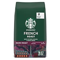 Starbucks Dark Roast Whole Bean Coffee — French — 100% Arabica — 1 bag (28 oz)