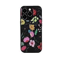 Floral Paradise Compatible with iPhone 12/12 Pro Case - Scratch-Resistant Bumper Cover with Soft TPU Protection - Stylish Blooming Beauty Phone Case for Girls Multicolor