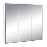 Design House 597484 Cyprus Medicine Cabinet – Durable Pre-Assembled – Bathroom Wall Cabinet with Frameless Mirrored Doors, 24.5-Inch – 4.4