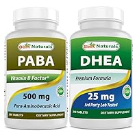 Best Naturals PABA 500 mg & Dhea 25mg
