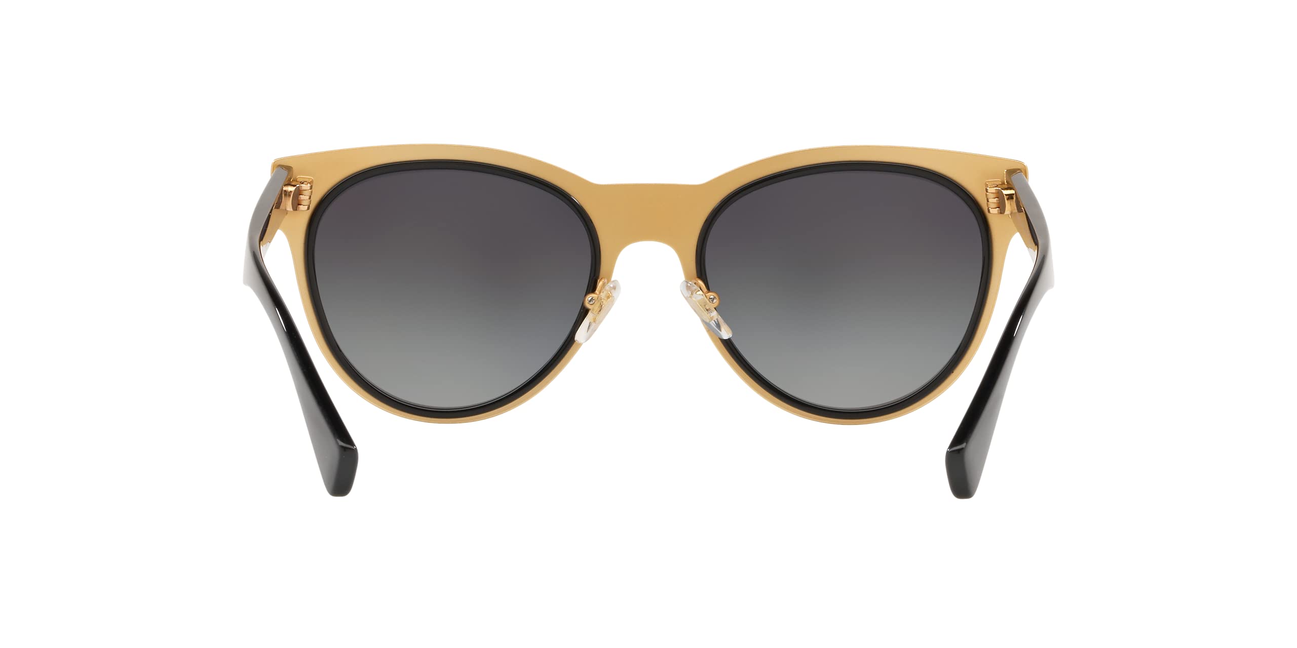 Versace Woman Sunglasses Black Frame, Light Grey Gradient Grey Lenses, 54MM