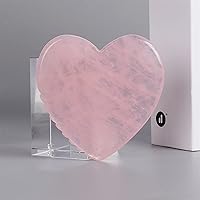 Rose Quartz Sawtooth Gua Sha Scraper Heart Shaped Face Massager for Skin Lifting Slimming Wrinkle Remove Acupuncture 1Pcs