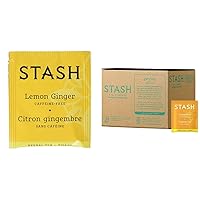 Stash Tea Lemon Ginger and Chamomile Herbal Tea Bags Bundle (200 Count)