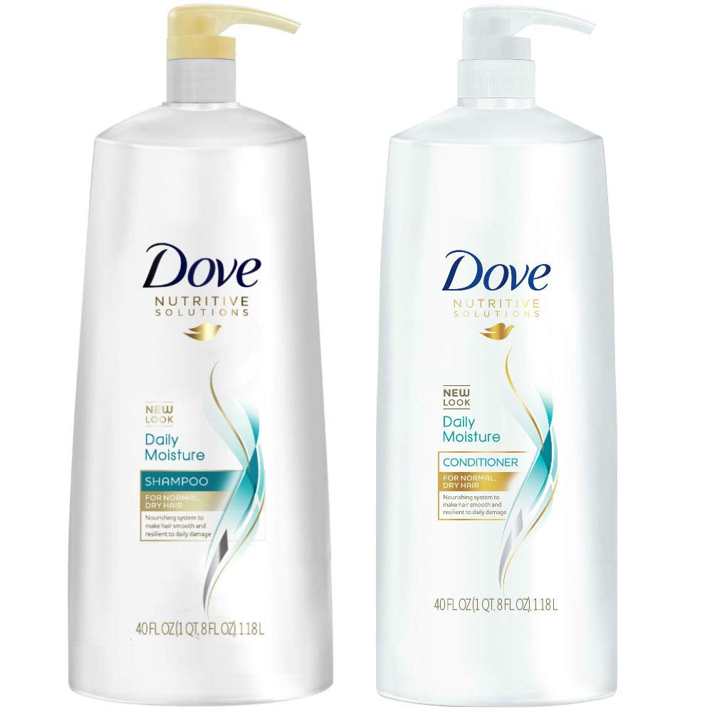 Mua Dove Nutritive Solutions Daily Moisture, Shampoo and Conditioner Duo  Set, 40 Ounce Pump Bottles trên Amazon Mỹ chính hãng 2023 | Fado