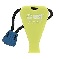 UST JetScream Floating Whistle with Powerful 122 dB Signal, Compact, Pea-Less Lightweight Design and Lanyard for Use in Emergency Situations and Outdoor Survival