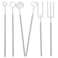 BESTOYARD 1 Set Chocolate Fork Chocolate Dipping Forks Stainless Steel Fondue Forks Candy Marshmallows Stainless Steel Forks Fondue Dipping Fork Chocolate Fondue Forks Cheese Forks