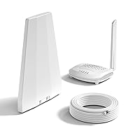 Cell Phone Booster for Home | Up to 2,000 sq ft | Boost 5G 4G LTE on Band 12/17/13/5/2/25 | Cell Phone Signal Booster for Verizon, AT&T, & All U.S Carriers | FCC Approved