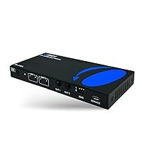 OREI 8K HDMI Matrix Switch 2 X 2, Switcher with Audio Extractor UltraHD Supports Upto 4K @ 120Hz IR EDID HDCP 2.3 - Remote Control (BK-202A) (2x2 - Audio Out)