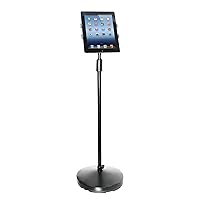 Kantek Tablet Floor Stand for Apple iPad, iPad Air, iPad Mini, Galaxy Tab (7-Inch or 9.7-Inch), Kindle Fire (7-Inch or HD 6) and most other 6 to 7-Inch or 9.7-Inch Tablets (TS890)