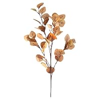 Artificial Flowers for Fall Flower Decor Plants Home Leaf Bush Wedding Office Garden Home Decor (Yellow, One Size)