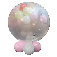Remote Control Ground Explosion balloon, Remote Sky balloon, Ball in ball tool, Balloon Filling Kit, Helium floating flying balloon, wedding balloon, opening ceremony arrangement, party birthday