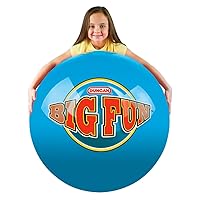 Duncan 3673XW Mega Bounce [Blue/Red] - XL, 100 in. Circumference, Inflatable Rubber Ball with Foot Pump, Outdoor Toys and Games