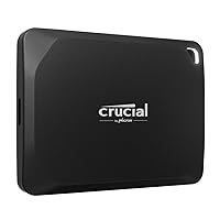 Crucial X10 Pro 2TB Portable SSD - 2100MB/s Read, 2000MB/s Write, Water/Dust Resistant, for PC and Mac, with Mylio Photos+