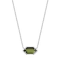 CALOO TEEMOO Necklaces for Women – Plated 14k Gold Chain with Pendant – Luxurious Long Necklaces for Women Fashion Jewelry – Lovely Gold Necklace for Women