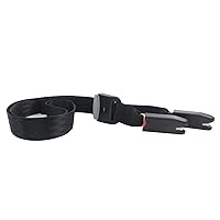 General ISOFIX Interface Strap for Child Seat, LTUIKHQ Soft Polyester Belt Adjustable Buckle Black 5.25FT Withstand 15000N Tension