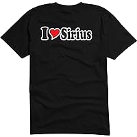 Black Dragon - T-Shirt Man - I Love with Heart - Party Name Carnival - I Love Sirius