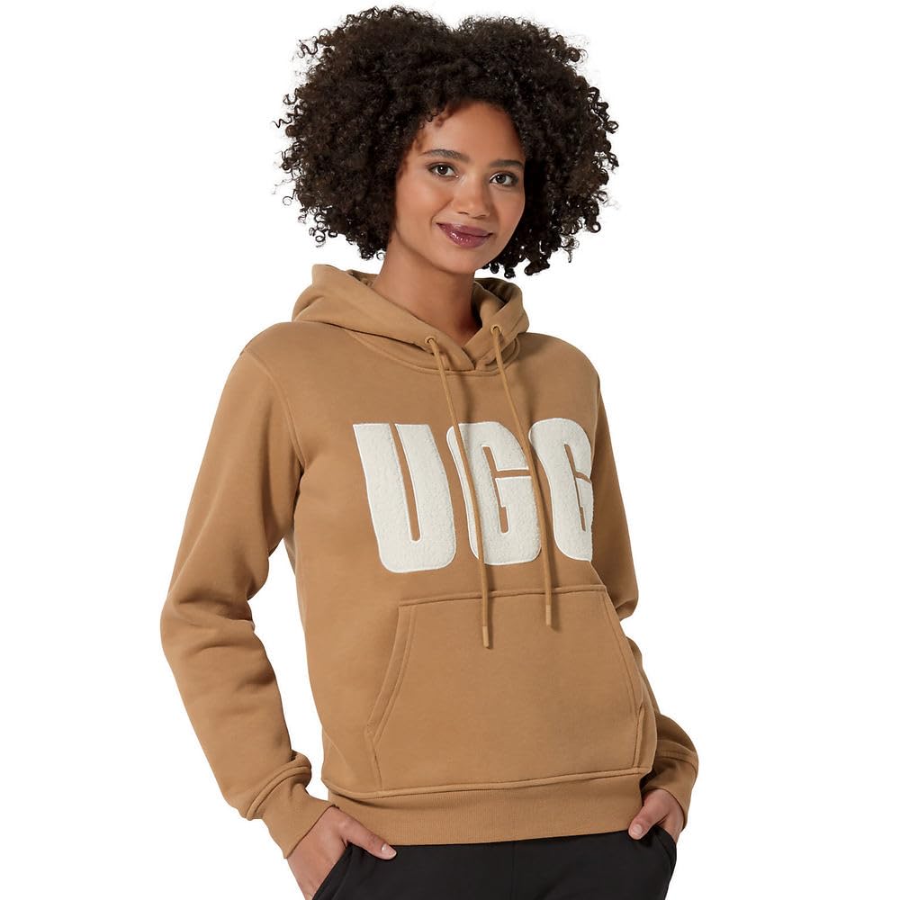 UGG Women's Rey Uggfluff Logo Hoodie