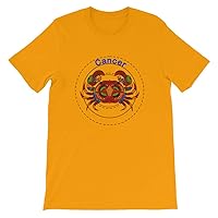 Astrology Apparel Cancer Zodiac T-Shirt Gold