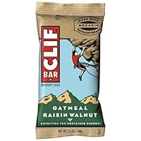 Clif Oatmeal Walnut Raisin Snack Bar, 2.4 Ounce - 192 per case.