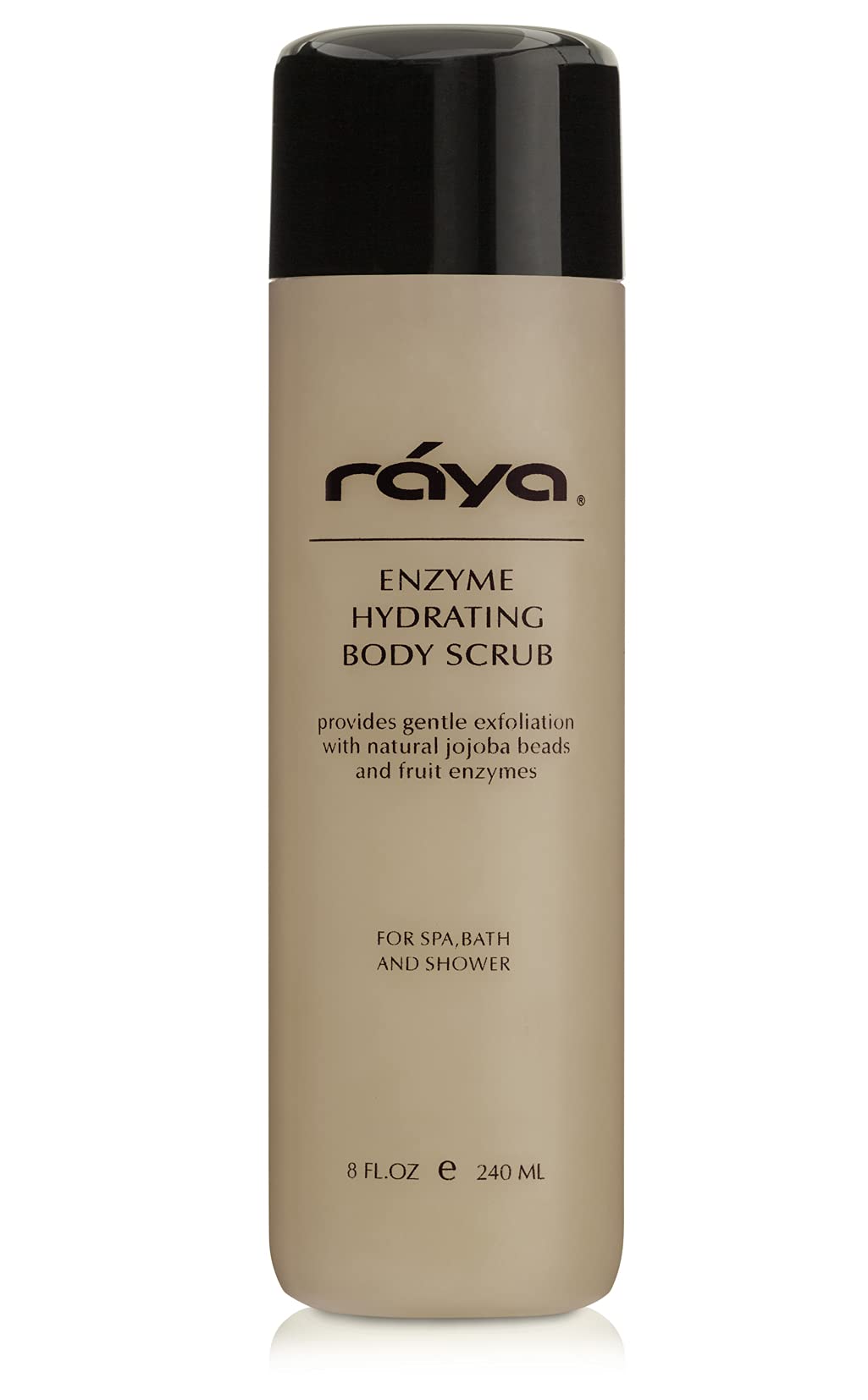 RAYA Enzyme Hydrating Body Scrub 8 oz Pineapple Scent (S-104) | Gentle and Exfoliating Body Scrub | Made with Seaweed, Jojoba Beads, and Fruit Enzymes