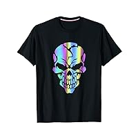 Graphic Tees - Men's Novelty T-Shirts with Reflective Design, Color Changing Graphic Tshirts Short Sleeve M - 4XL