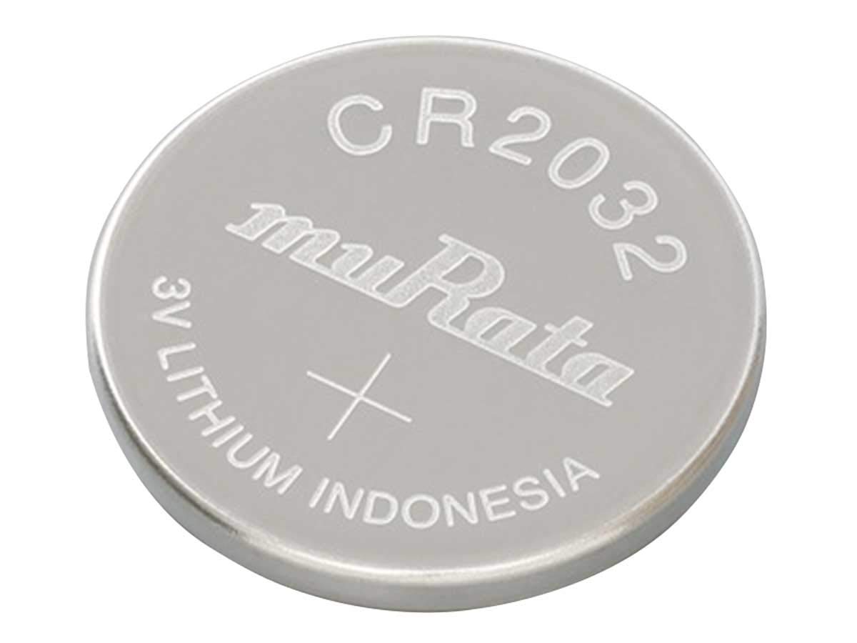 Murata CR2032 Battery DL2032 ECR2032 3V Lithium Coin Cell (100 Batteries)