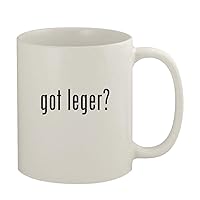 got leger? - 11oz Ceramic White Coffee Mug, White