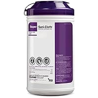 PDI Mfr#Q86984 Super SaniCloth Wipes XL 7.5