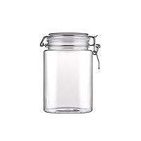 Square Clip 1250ml Sealing Jar With Airtight Cover Supplies Portable Accessory For Outdoor Traveling Camping Portable