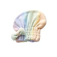 Fast Dry Hair Bath Towel Microfiber Quick Drying Plush Magic Instant Dry Hair Bonnet Shower Cap