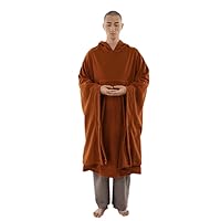 Meditation Buddhist Hooded Cloak Outfit Oversize Coat