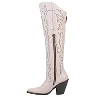 Dan Post Womens Loverly Snip Toe Casual Boots Over the Knee High Heel 3