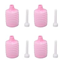 10 Pcs 200ml Enema Bulb Vaginal Douche Anal Douche Enema Water Bottle Enema Applicators (Pink)