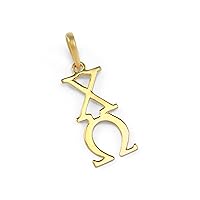 Chi Omega 14k Solid Gold Lavaliere