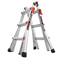 Little Giant Ladder Systems, Velocity, M13, 13 Ft, Multi-Position Ladder, Aluminum, Type 1A, 300 lbs Weight Rating, (15413-001)