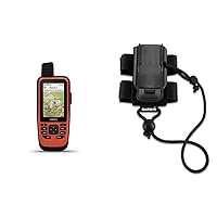 Garmin GPSMAP 86i Floating Handheld GPS + Garmin Backpack Tether Accessory