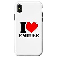 iPhone X/XS I LOVE Emilee Case