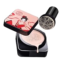 Mushroomhead Air Cushion CC Cream Brightening Skin Tone Moisturizing Dry Face Foundation Makeup Full Coverage Pores (Warm Sun)